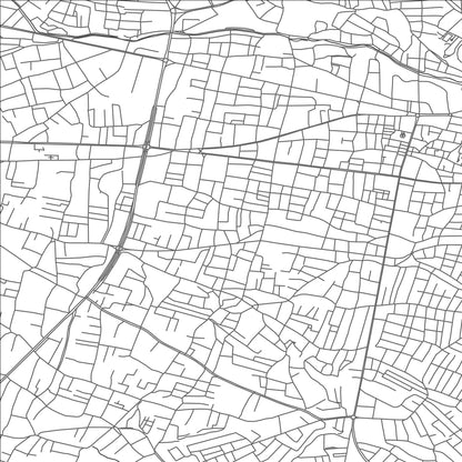ROAD MAP OF VAN, TÜRKIYE BY MAPBAKES