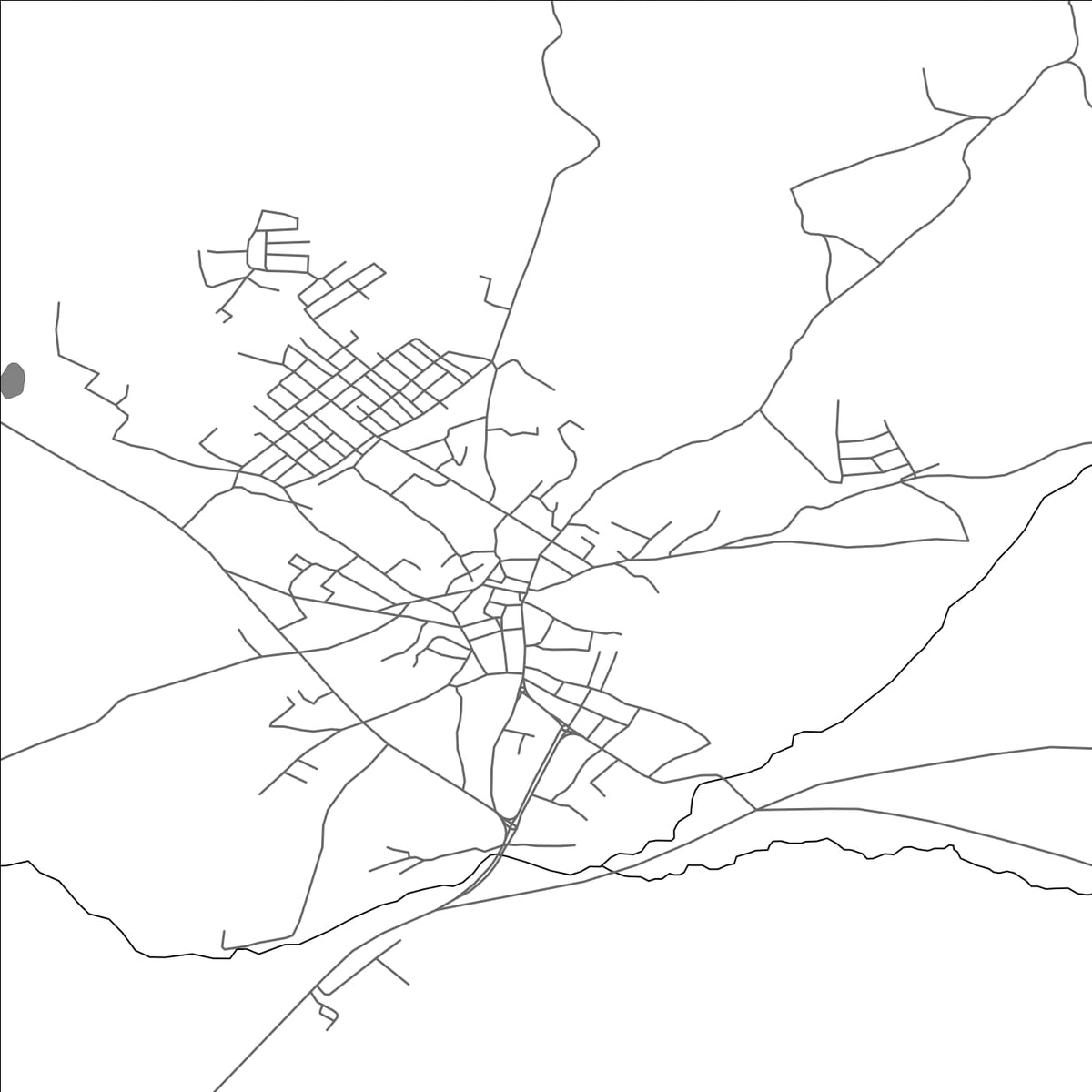 ROAD MAP OF VARTO, TÜRKIYE BY MAPBAKES