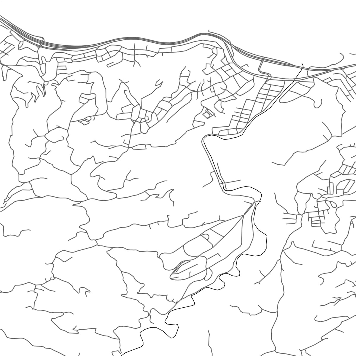 ROAD MAP OF YAGLIDERE, TÜRKIYE BY MAPBAKES