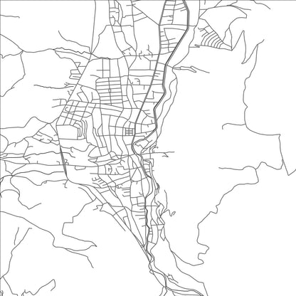 ROAD MAP OF YAHYALI, TÜRKIYE BY MAPBAKES