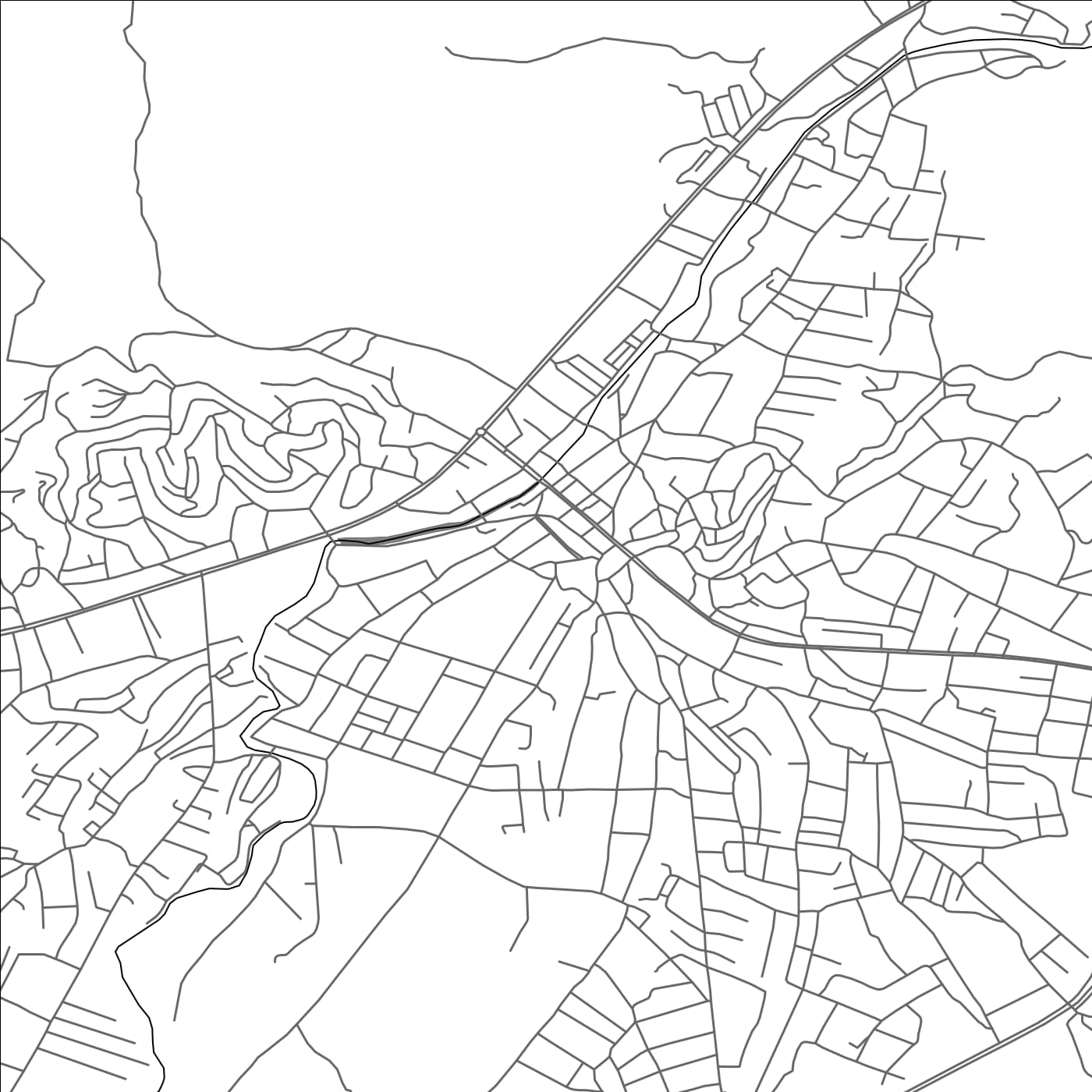 ROAD MAP OF YUKSEKOVA, TÜRKIYE BY MAPBAKES