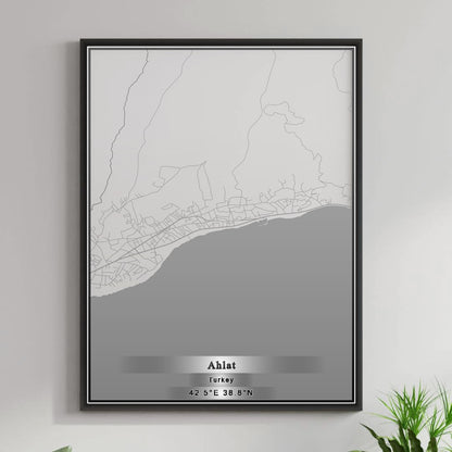 ROAD MAP OF AHLAT, TÜRKIYE BY MAPBAKES