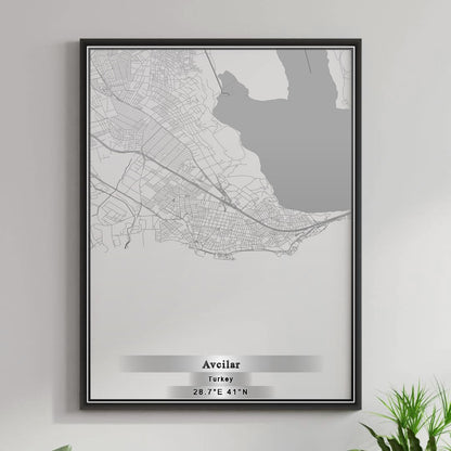ROAD MAP OF AVCILAR, TÜRKIYE BY MAPBAKES