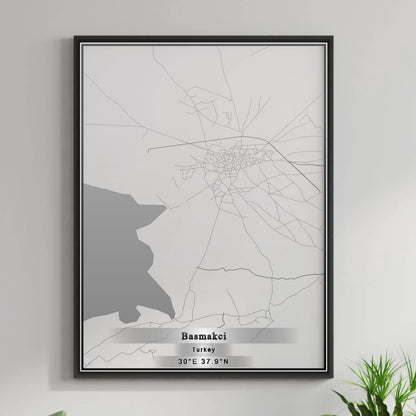 ROAD MAP OF BASMAKCI, TÜRKIYE BY MAPBAKES