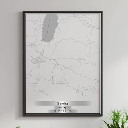ROAD MAP OF BEYDAG, TÜRKIYE BY MAPBAKES