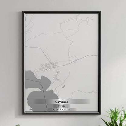 ROAD MAP OF CAYIRHAN, TÜRKIYE BY MAPBAKES