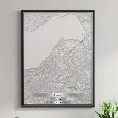 ROAD MAP OF IZMIR, TÜRKIYE BY MAPBAKES