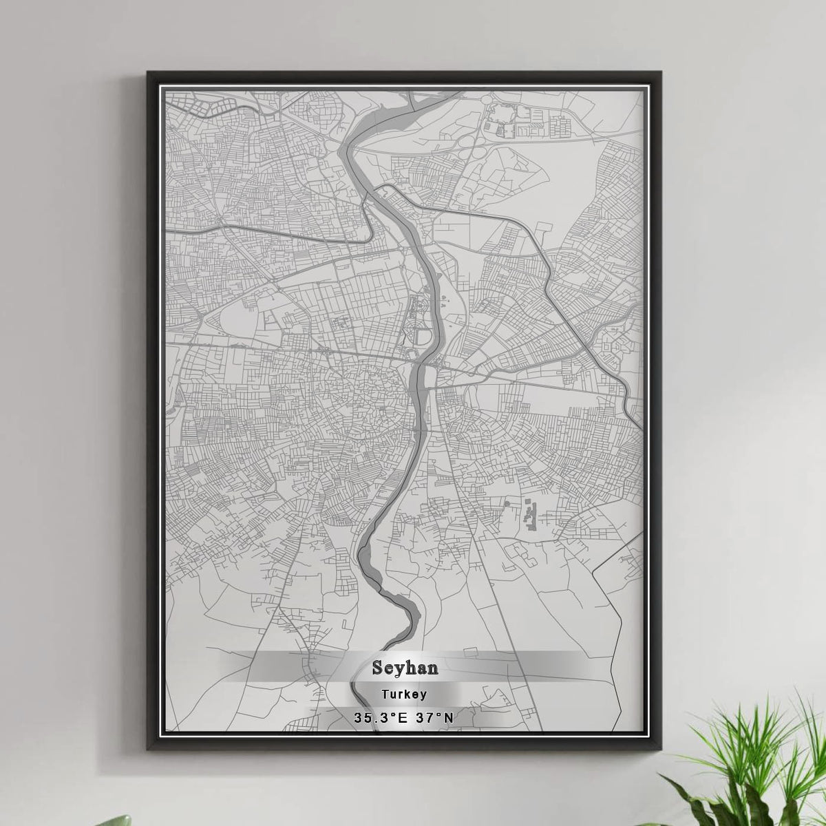 ROAD MAP OF SEYHAN, TÜRKIYE BY MAPBAKES
