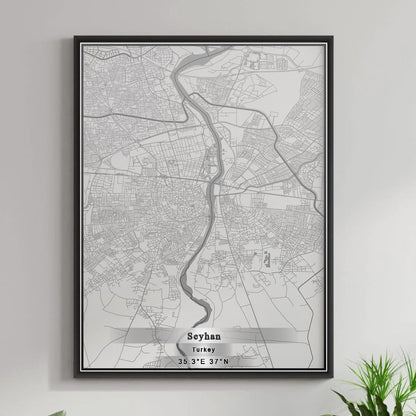 ROAD MAP OF SEYHAN, TÜRKIYE BY MAPBAKES