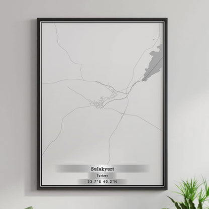 ROAD MAP OF SULAKYURT, TÜRKIYE BY MAPBAKES