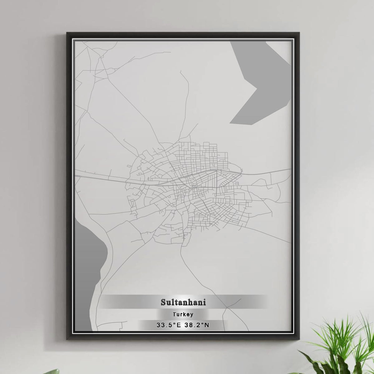 ROAD MAP OF SULTANHANI, TÜRKIYE BY MAPBAKES