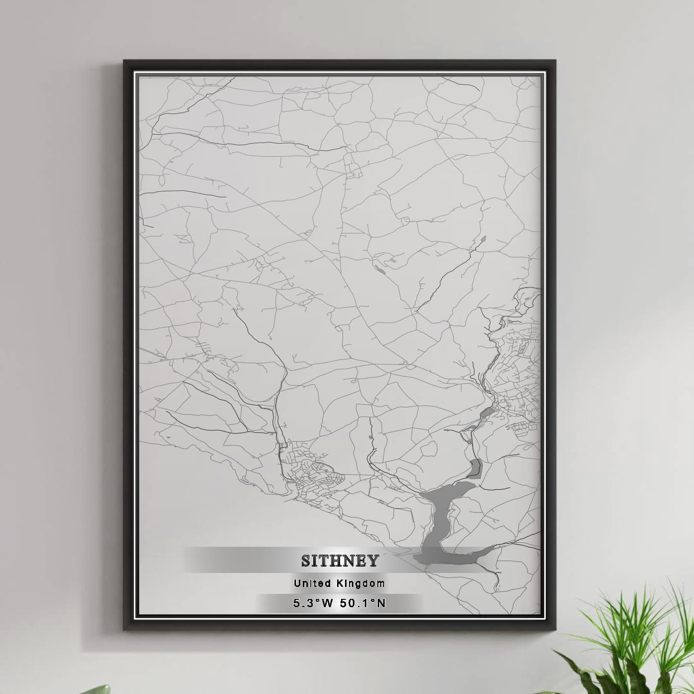 ROAD MAP OF SITHNEY, UNITED KINGDOM BY MAPBAKES