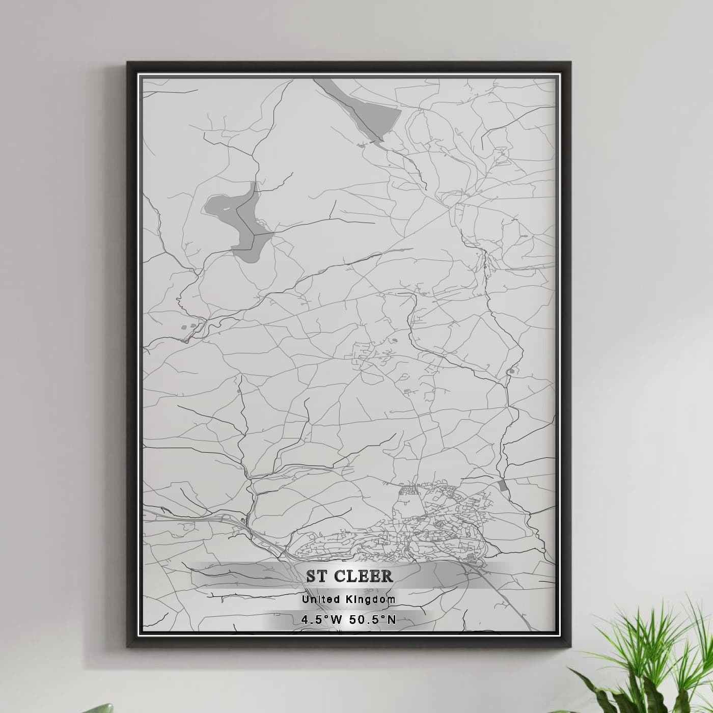 ROAD MAP OF ST CLEER, UNITED KINGDOM BY MAPBAKES