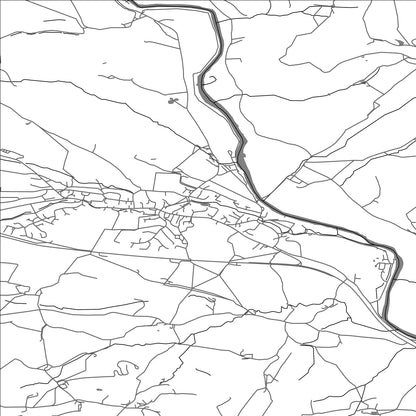 ROAD MAP OF ADDINGHAM, UNITED KINGDOM BY MAPBAKES