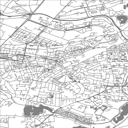 ROAD MAP OF ALDERSHOT, UNITED KINGDOM BY MAPBAKES