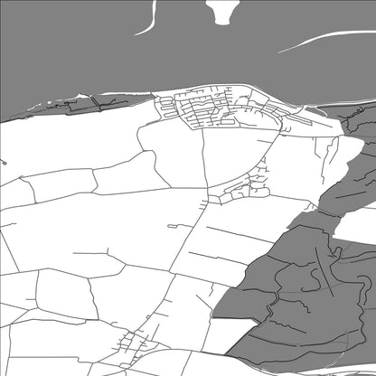 ROAD MAP OF ALLHALLOWS, UNITED KINGDOM BY MAPBAKES