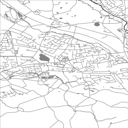 ROAD MAP OF ALSAGER, UNITED KINGDOM BY MAPBAKES