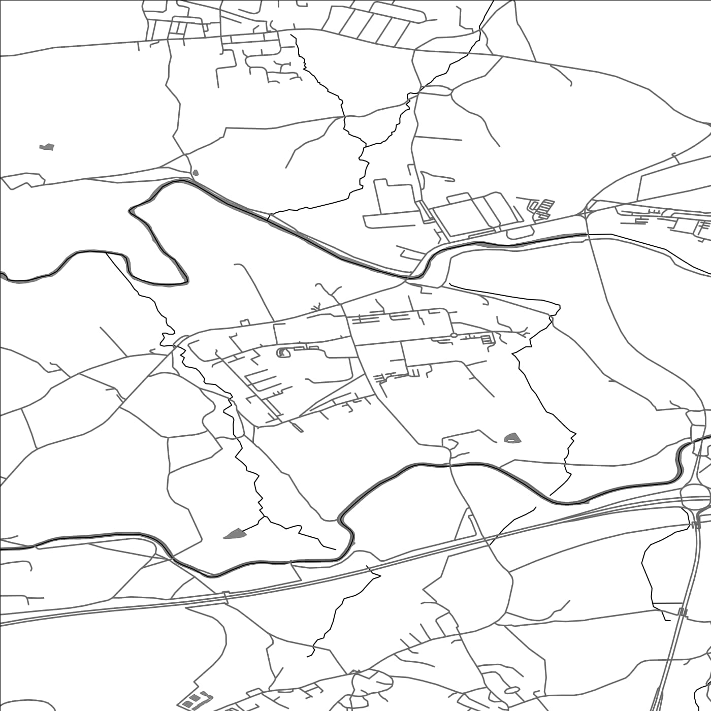 ROAD MAP OF ALTHAM, UNITED KINGDOM BY MAPBAKES