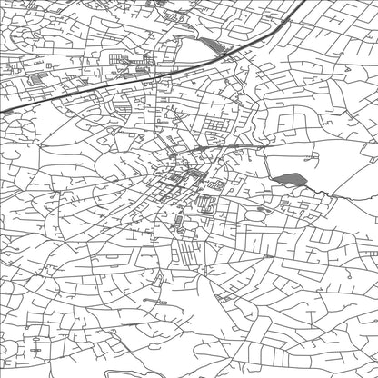 ROAD MAP OF ALTRINCHAM, UNITED KINGDOM BY MAPBAKES