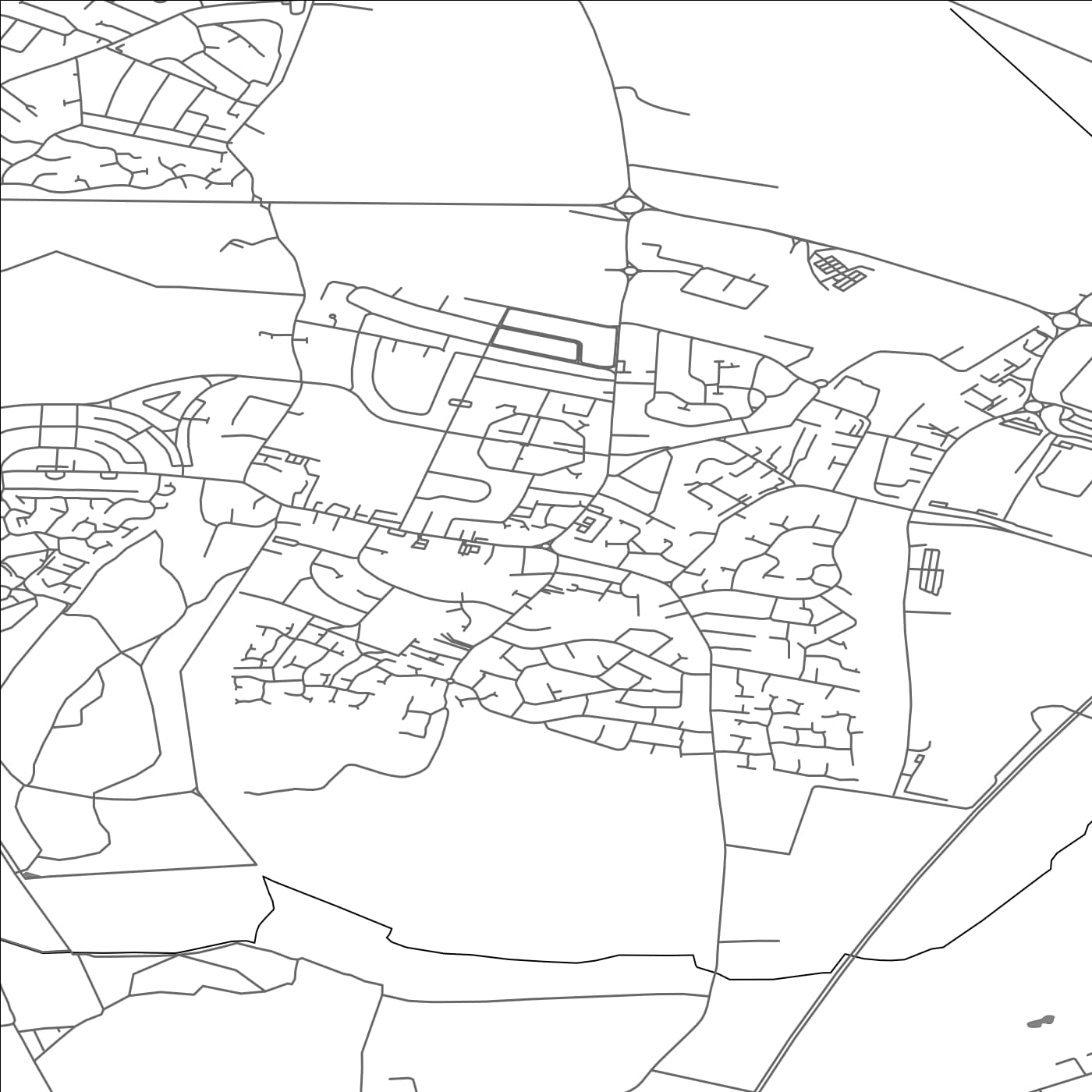 ROAD MAP OF ARMTHORPE, UNITED KINGDOM BY MAPBAKES