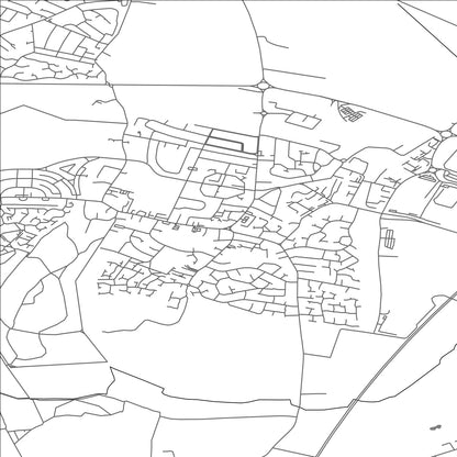 ROAD MAP OF ARMTHORPE, UNITED KINGDOM BY MAPBAKES