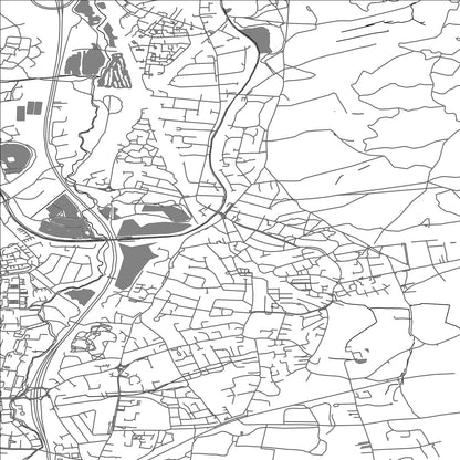 ROAD MAP OF ASH, UNITED KINGDOM BY MAPBAKES