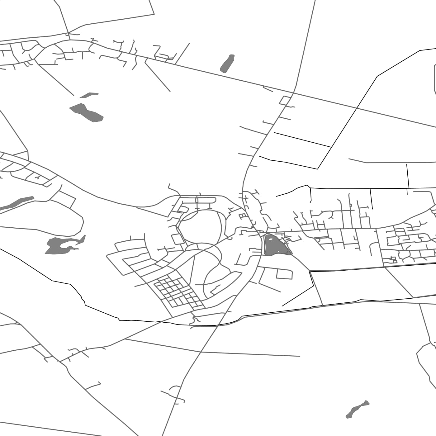 ROAD MAP OF ASKERN, UNITED KINGDOM BY MAPBAKES