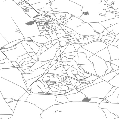 ROAD MAP OF ASPLEY HEATH, UNITED KINGDOM BY MAPBAKES