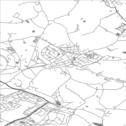 ROAD MAP OF ASPULL, UNITED KINGDOM BY MAPBAKES