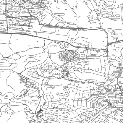 ROAD MAP OF ASTLEY VILLAGE, UNITED KINGDOM BY MAPBAKES