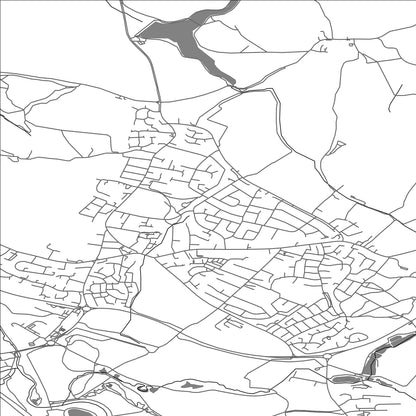 ROAD MAP OF ASTON CUM AUGHTON, UNITED KINGDOM BY MAPBAKES