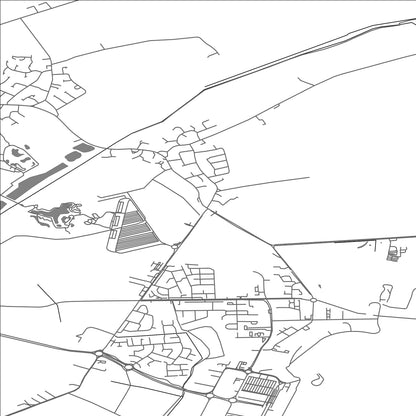 ROAD MAP OF AUCKLEY, UNITED KINGDOM BY MAPBAKES