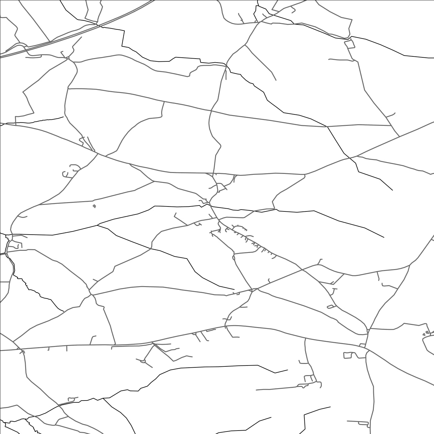 ROAD MAP OF AYLESBEARE, UNITED KINGDOM BY MAPBAKES