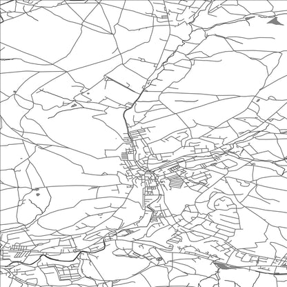 ROAD MAP OF BACUP, UNITED KINGDOM BY MAPBAKES