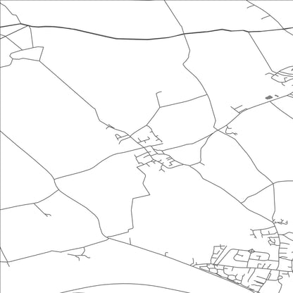 ROAD MAP OF BADSWORTH, UNITED KINGDOM BY MAPBAKES