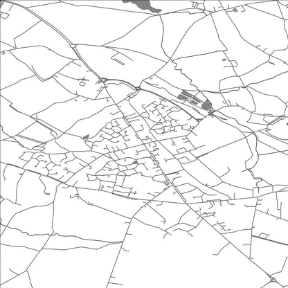 ROAD MAP OF BALSALL, UNITED KINGDOM BY MAPBAKES