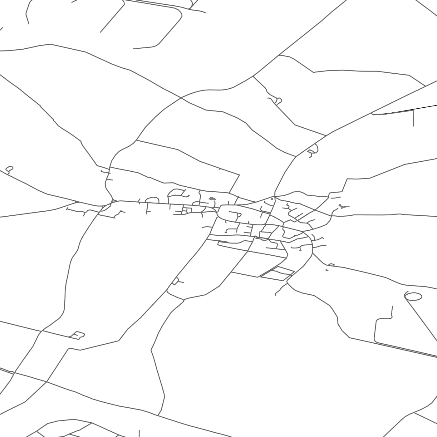 ROAD MAP OF BALSHAM, UNITED KINGDOM BY MAPBAKES