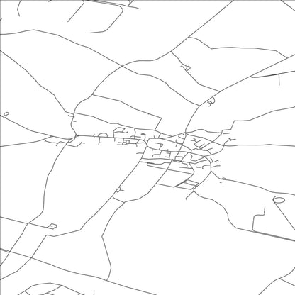 ROAD MAP OF BALSHAM, UNITED KINGDOM BY MAPBAKES