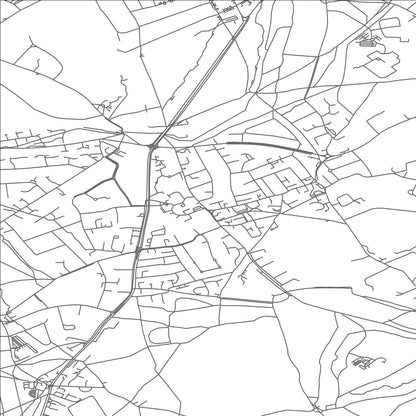 ROAD MAP OF BANSTEAD, UNITED KINGDOM BY MAPBAKES