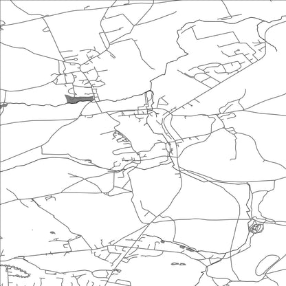 ROAD MAP OF BARDSEY CUM RIGTON, UNITED KINGDOM BY MAPBAKES