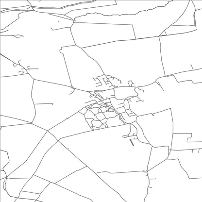 ROAD MAP OF BARNACK, UNITED KINGDOM BY MAPBAKES