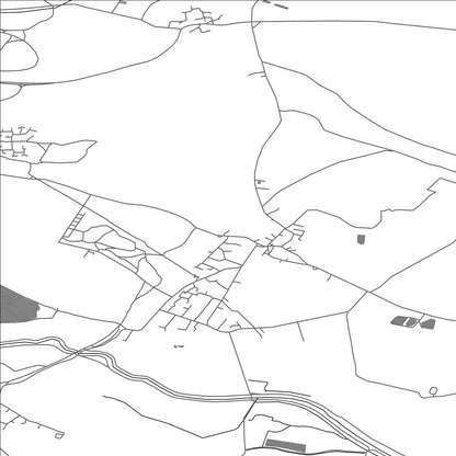 ROAD MAP OF BARNBURGH, UNITED KINGDOM BY MAPBAKES