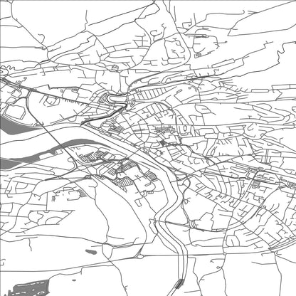 ROAD MAP OF BARNSTAPLE, UNITED KINGDOM BY MAPBAKES