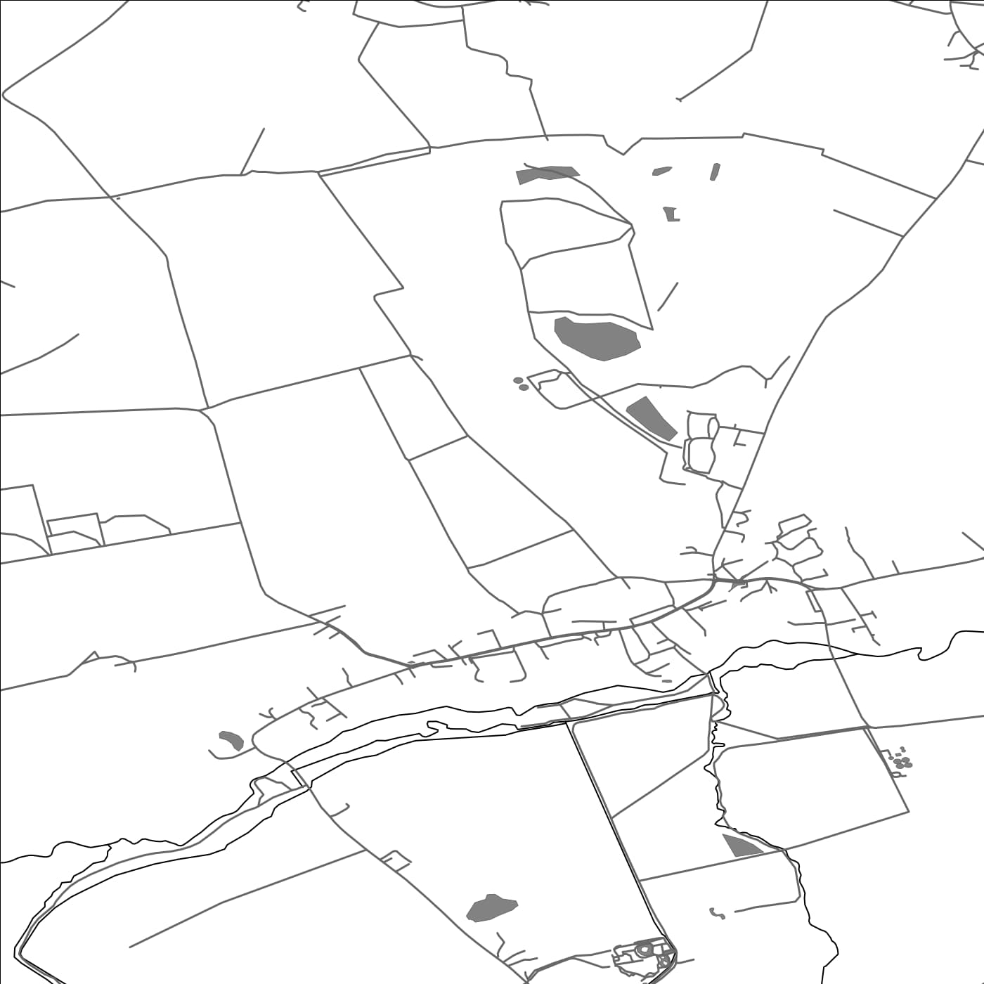 ROAD MAP OF BARRINGTON, UNITED KINGDOM BY MAPBAKES