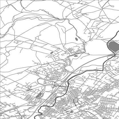 ROAD MAP OF BARROWFORD, UNITED KINGDOM BY MAPBAKES