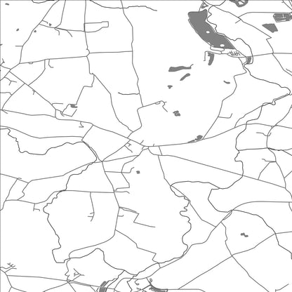 ROAD MAP OF BARSTON, UNITED KINGDOM BY MAPBAKES