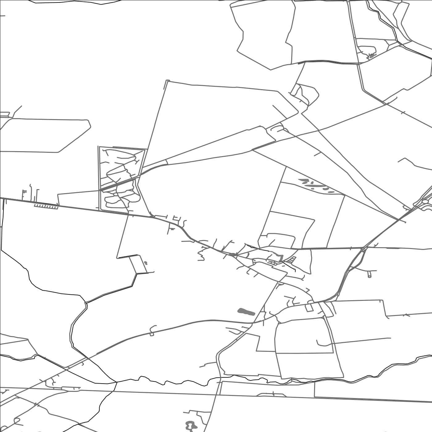 ROAD MAP OF BARTON, UNITED KINGDOM BY MAPBAKES