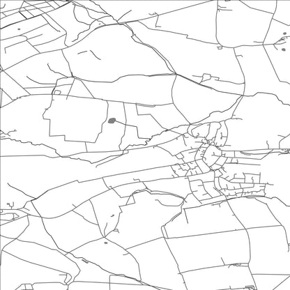 ROAD MAP OF BARWICK IN ELMET AND SCHOLES, UNITED KINGDOM BY MAPBAKES