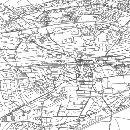 ROAD MAP OF BASINGSTOKE, UNITED KINGDOM BY MAPBAKES