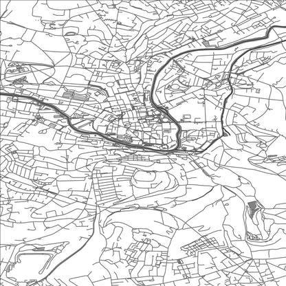 ROAD MAP OF BATH, UNITED KINGDOM BY MAPBAKES